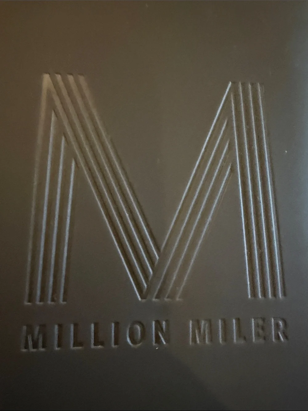 Million Miler Embossed Card & Key Holder or passport- Delta